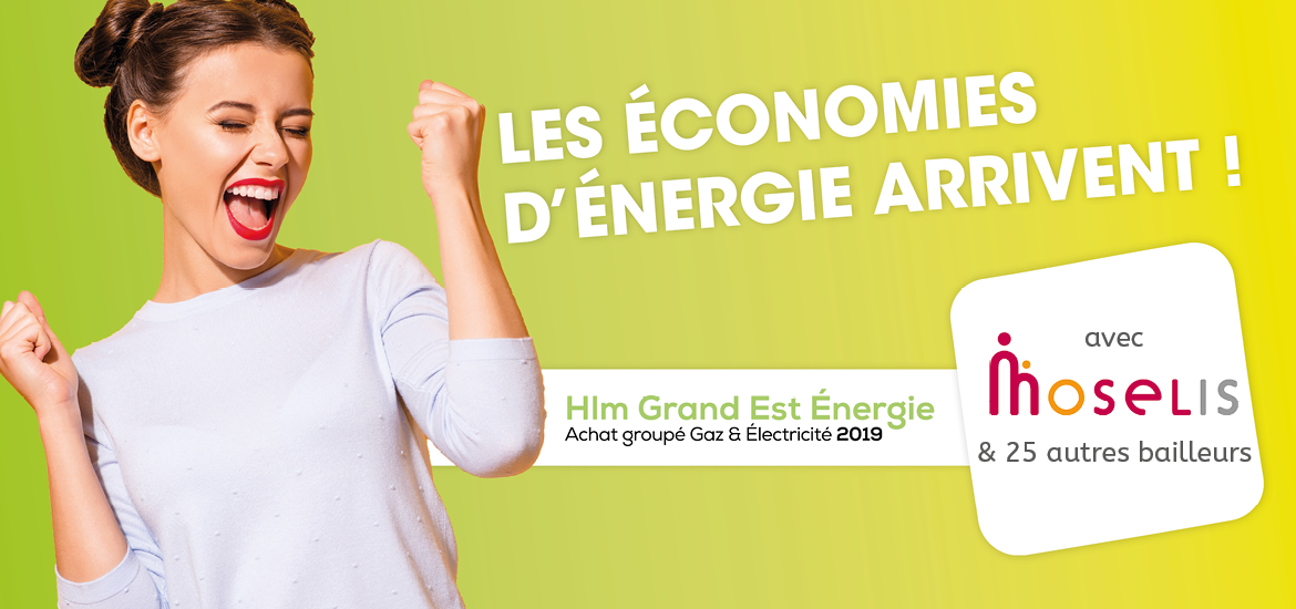 Les économies d’énergie arrivent avec Moselis et 25 autres bailleurs – Hlm Grand Est Energie – Achat groupé gaz et électricité 2019