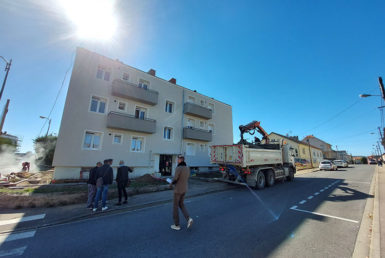 Talange : 52 logements Moselis en cours de réhabilitation
