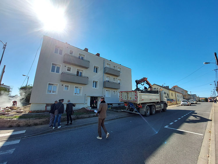 Talange : 52 logements Moselis en cours de réhabilitation
