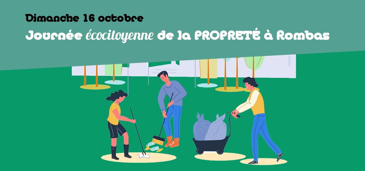 Dimanche 16 octobre - Journée écocitoyenne de la propreté à Rombas