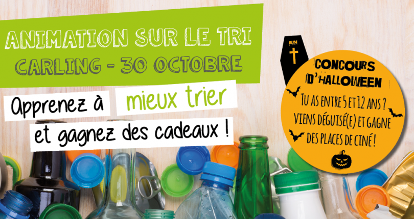 Tri sélectif : une animation pleine de surprises à Carling le 30 octobre ♻️