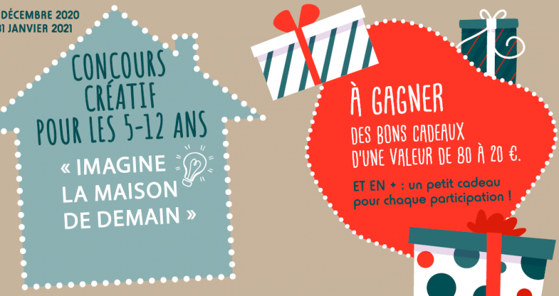 Concours créatif pour les 5-12 ans : « Imagine la maison de demain » ??️?