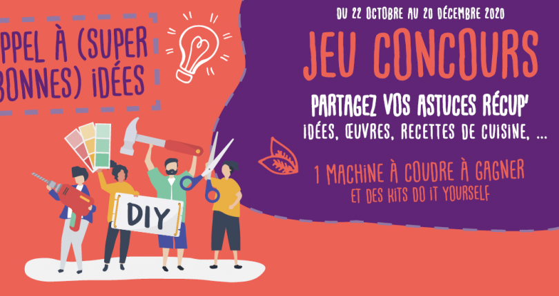 Jeu concours : partagez vos astuces récup’ et gagnez des cadeaux ♻️??