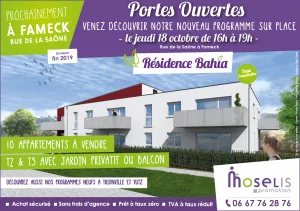Fameck, Résidence Bahia, accession sociale, portes ouvertes, Moselis promotion, 18 octobre 2018