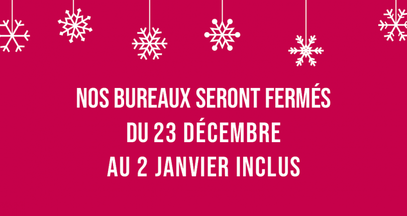 Nous contacter pendant les fêtes en cas d’urgence