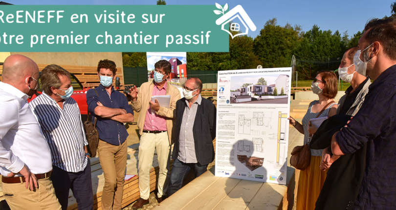 Une équipe GReENEFF en visite sur le chantier de notre premier PassivHaus