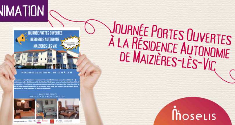 Journée Portes Ouvertes à la Résidence Autonomie de Maizières-lès-Vic