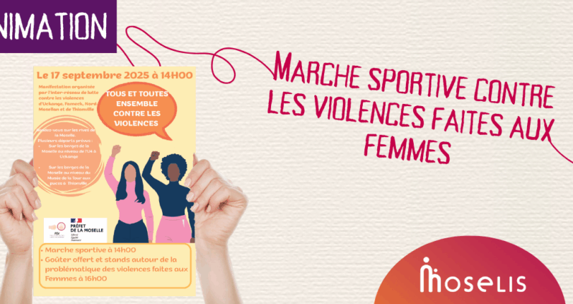 Marche sportive contre les violences faites aux femmes – Le 17 septembre à 14h
