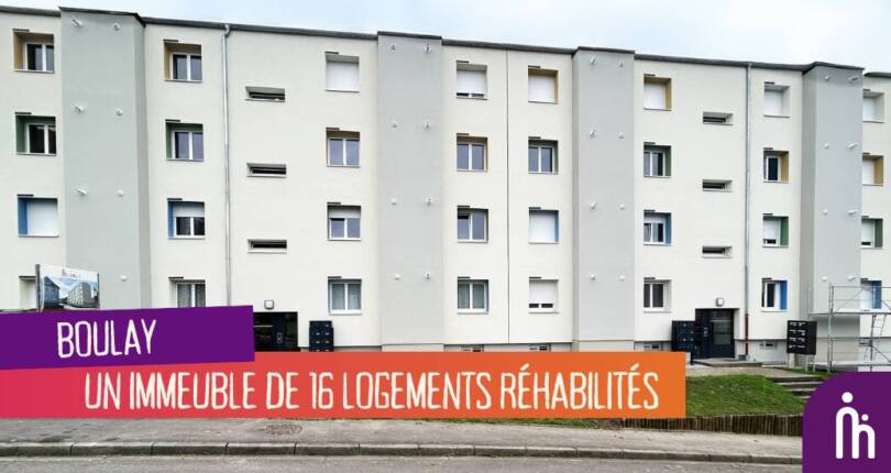 Moselis rénove 16 logements à Boulay
