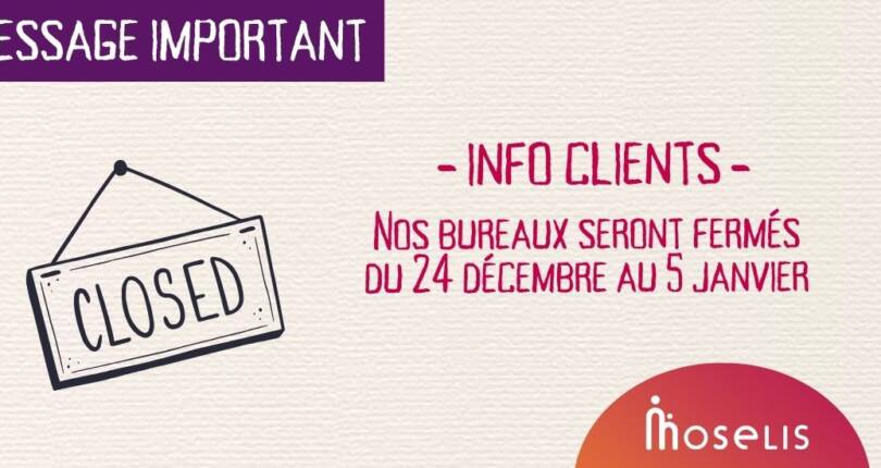 Nous contacter pendant les fêtes de fin d’année