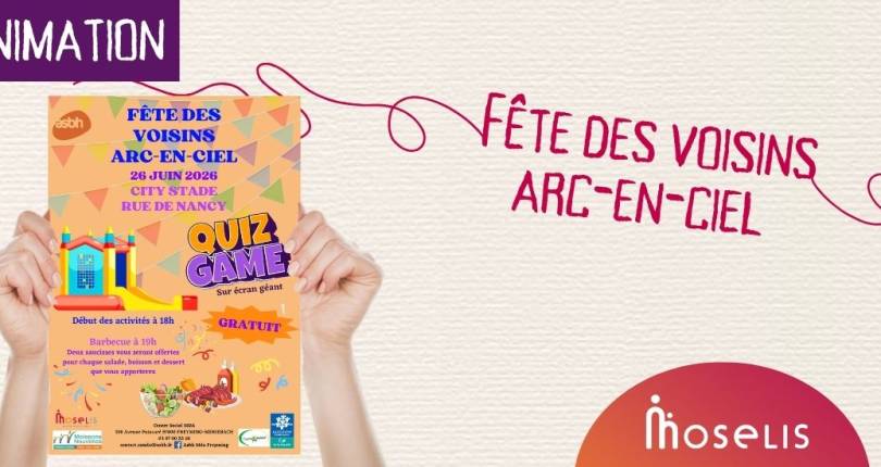La Fête des Voisins Arc-en-Ciel revient à Freyming-Merlebach